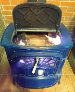 カノアロッジにある暖炉